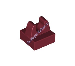 Деталь Лего Плитка Модифицированная 1 х 1 С Защелкой Цвет Темно-Красный